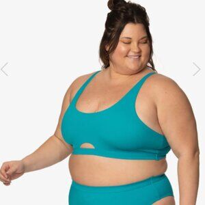 Jolyn Surf Amelia Bikini Top Teal Blue